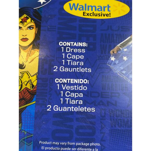 Wonder Woman Rubies 5 Piece Costume Girls Size 6/6X New in Package - Picture 5 of 7